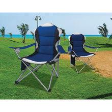 Load image into Gallery viewer, 2x Folding Camping Arm Chairs Portable Outdoor Garden Fishing Tourer
