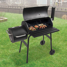 Load image into Gallery viewer, BBQ Smoker Charcoal Grill Roaster Portable Outdoor Camping Barbecue 2in1
