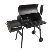Load image into Gallery viewer, BBQ Smoker Charcoal Grill Roaster Portable Outdoor Camping Barbecue 2in1
